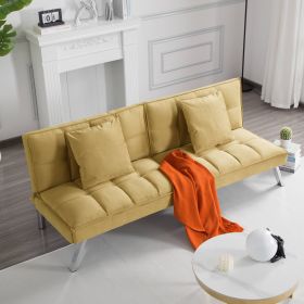 63.8" Futon Sofa bed (Color: OLV) 63.8" Futon Sofa bed (Color: OLV)